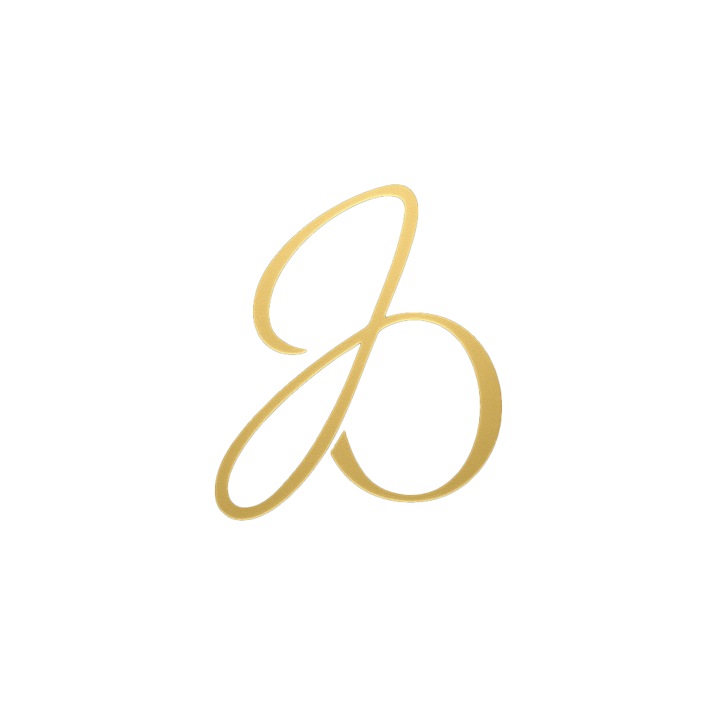 JinaHomes gold J/O monogram